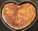 A picture of step 6 of Paneer Methi Omelette.