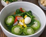 Foto langkah ke 4 dari resep Sayur Bening Bayam Gambas (Oyong).