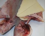 Foto del paso 3 de la receta Dorada al horno rellena de bacon y queso