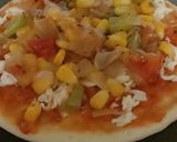 कॉर्न वेज पिज़्ज़ा (corn veg pizza recipe in hindi) रेसिपी चरण 5 फोटो