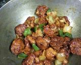 A picture of step 6 of Gobhi Manchurian.