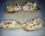 A picture of step 4 of Chichen, avocado sandwich.