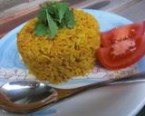 A picture of step 12 of Authentic Iranian Dish: Cinnamon-Scented Tomato Rice Pilaf.