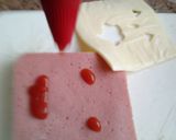 A picture of step 6 of Ladybirds Ghost Sandwiches.
