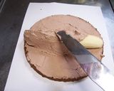 A picture of step 4 of Chocolate & Banana Carp Banner Cake for Kid's Day.