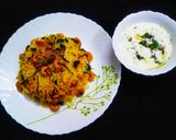 A picture of step 4 of Vegetable Biryani.