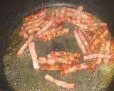 A picture of step 9 of Pasta Carbonara.