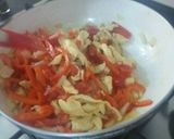 A picture of step 7 of Danny's tomato and pepper chicken.
