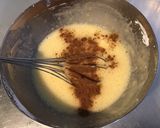 Une image de l'étape 4 de Flan pâtissier « skull » pommes et cannelle (pâte brisée à la liqueur de pommes).