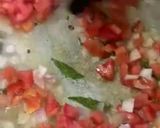 A picture of step 3 of Sweet and sour Tomato Curry serve with white rice.