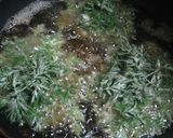 A picture of step 6 of Carrot Tops and Shrimp Kakiage Fritters.
