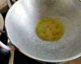 A picture of step 1 of Besan Laddu.