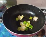 A picture of step 1 of Nawabi Paneer.
