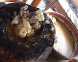Foto del paso 5 de la receta: Calabaza rellena con camarones, quiguas y queso a las brasas