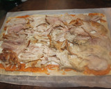 Foto del paso 5 de la receta: Pizza rectangular de sobras de pollo