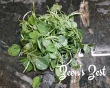 A picture of step 3 of Methi Paalak Chicken.