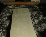 A picture of step 4 of New years eve Sausage Rolls.