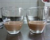 A picture of step 5 of Fluffy Chocolate & Cream Bavarois.