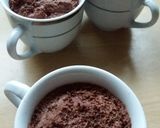 A picture of step 6 of Vickys Boozy Chocolate Chestnut Pudding, GF DF EF SF.
