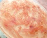 A picture of step 10 of Sakura No-Bake Cheesecake.