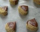 A picture of step 4 of Just Like the Real Thing Chestnut Cookies.