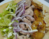 Foto del paso 15 de la receta: Wrap🥬de berenjena🍆bbq, cerdo🍖y salsa🧆mayo mostaza🌮🌯🥙