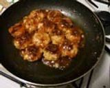 A picture of step 4 of Chicken & Pork Meatballs! Sweet and Sour Sauce.
