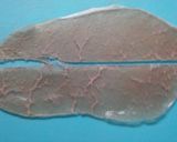 A picture of step 4 of Cured Ham Rose Bouquet.