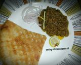 A picture of step 5 of Hyderabadi dum ka qeema.