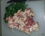 A picture of step 1 of Cheesy beef bacon explosion.