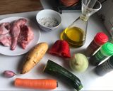 Foto del paso 1 de la receta: Cuscús de conejo, con mucho vegetal
