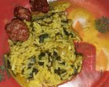 Foto del paso 8 de la receta: Arroz con Espinaca y Albóndigas de Carne