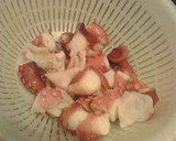 A picture of step 4 of Octopus and Cucumber Salad with Lemon Dressing.