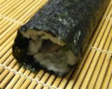 A picture of step 4 of Cured Mackerel Maki Sushi.