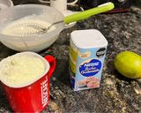 Foto del paso 1 de la receta: Mousse de Limón con Cobertura de Frutillas y Arándanos