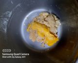 Foto langkah ke 2 dari resep Roti Tawar Motif (percobaan 1).