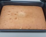A picture of step 1 of Beckie's Peach Jello Cake.