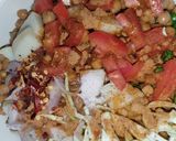 A picture of step 2 of Potato Chaana Chaat 😋.
