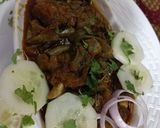 A picture of step 10 of Mutton with Guar Beans.