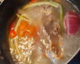 Foto del paso 2 de la receta: Caldo de pollo con verduras