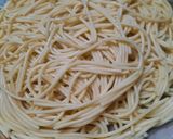 Foto del paso 4 de la receta: Fideos spaghetti con salsa de chorizo (que quedo cocido)