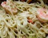 A picture of step 7 of Chilled Pasta with Shrimp and Avocado.