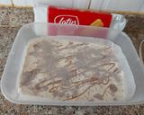 A picture of step 9 of Lotus Biscoff Ice cream.