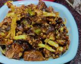 A picture of step 4 of Gobhi Manchurian.