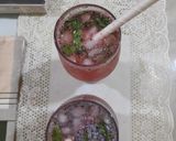 A picture of step 3 of Lemon rose mojito.