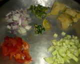 পাঁপড় চাট (papar chat recipe in Bengali) রেসিপির ধাপ 2 ছবি