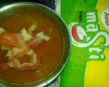 A picture of step 2 of Soyabean masala.
