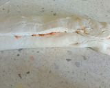 A picture of step 2 of Sun dried tomato pizza spirals.