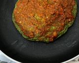 A picture of step 4 of Green pizza for kids (Moong dal recipe for children)(for Lunch or dinner).