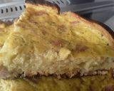 Foto del paso 13 de la receta: Tarta de Cebollas y tocineta con base de pan de molde a la "Nata" 🥧🍳🥓🍞🌰🌰🌰🍞🥓🍳🥧